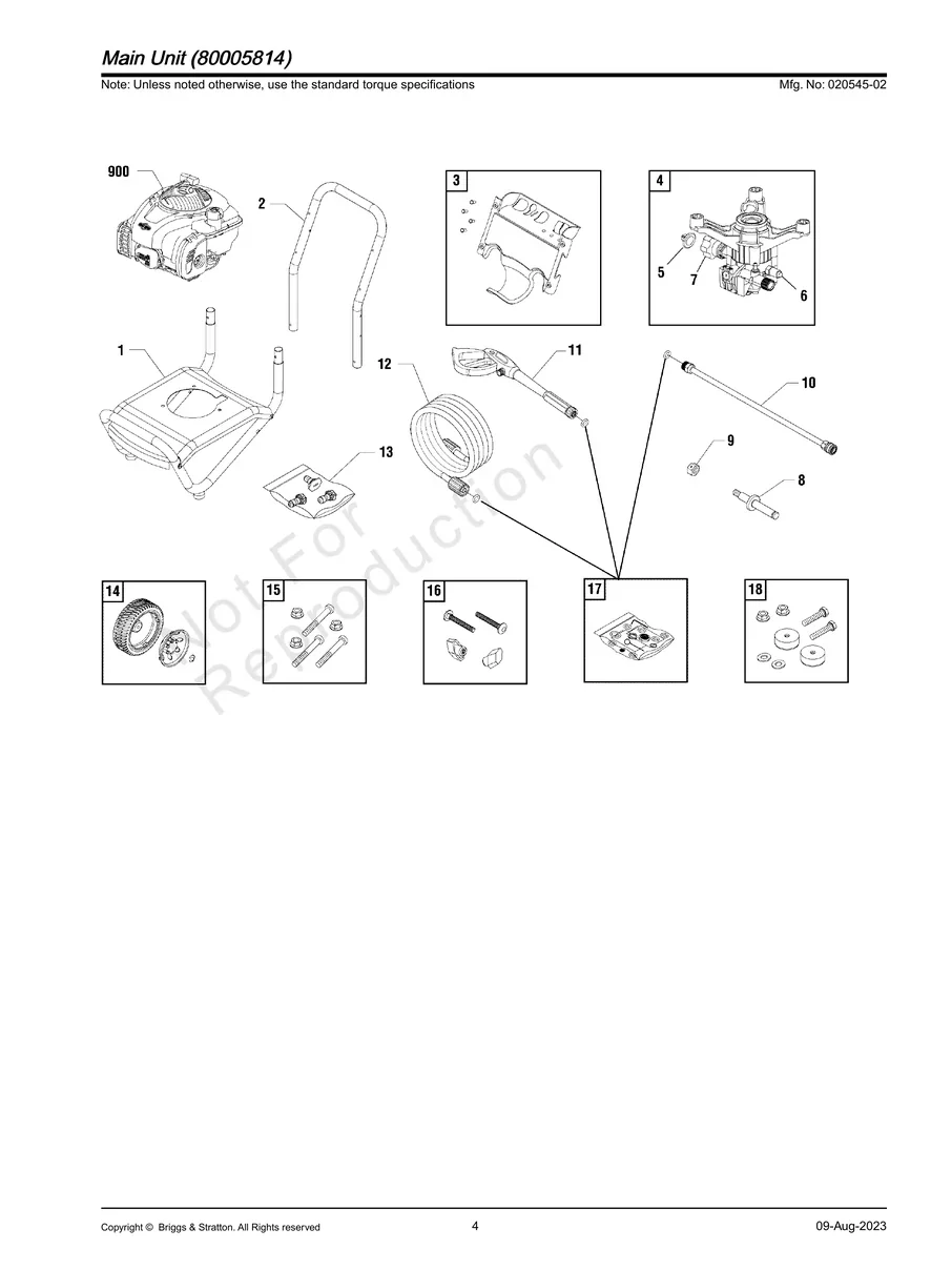 BRIGGS AND STRATTON, 020545-02, IPL.4